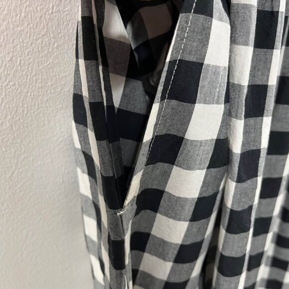 A New Day Buffalo Plaid Midi Sleeveless Dress with Smocked Waist [size M] - Picture 6 of 12